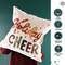 Christmas Pillow Covers 18x18, Decorative Couch Pillows for Living Room, 100% Cotton Boho Pillow Case or Cute Pillows, Christmas Throw Pillow Covers or Accent Throws (Holiday Cheers)